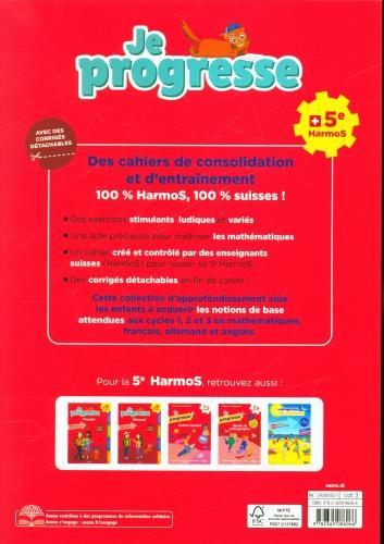 Immagine prodotto Je progresse en mathématiques 5ème HarmoS (Francese, Dalla Riva Sabina, Knébel Martine, 2021)