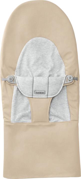 Image du produit BabyBjörn Tissu siège bascule tissé/jersey, beige/gris