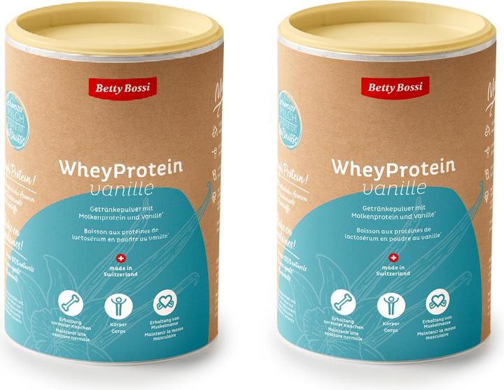 Produktbild Betty Bossi Nahrungsmittel WheyProtein vanille, 600g, 2er Set (2 Stück, 600 g)