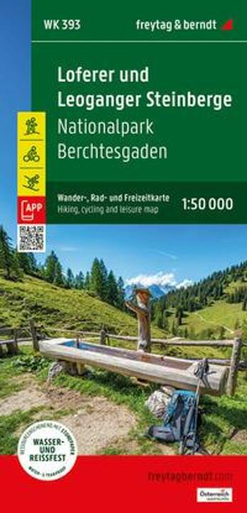 Produktbild Loferer und Leoganger Steinberge, Wander-, Rad- und Freizeitkarte 1:50.000, freytag & berndt, WK