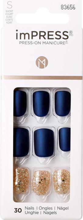 Produktbild KISS Self-adhesive nails imPRESS Wannabe Star 30 pcs (L) (Kunstnägel)