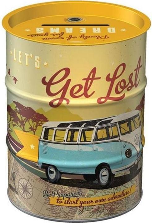 Nostalgic-Art Merchandising Sparkasse VW Bulli - Let's Get Lost, 9.3x11.7, 600ml (12 x 9.5 x 9.5 cm)