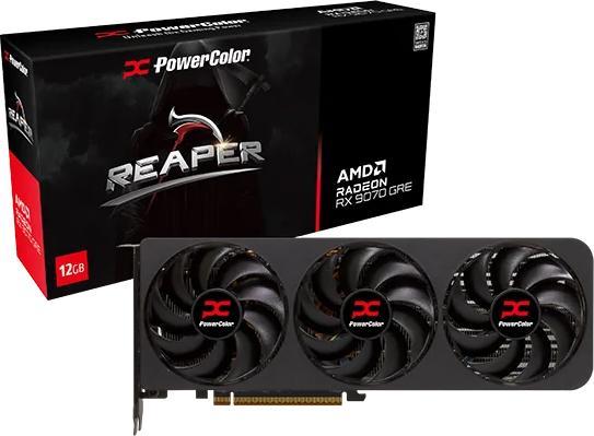 Actual product image Powercolor VGA Radeon Reaper RX 9070 GRE 12GB GDDR6 (12 GB, GDDR6)