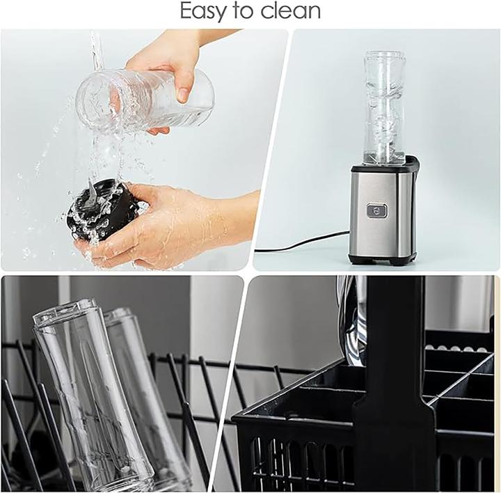 Actual product image Enfmay Smoothie Maker mit 2 Flaschen (350 W)