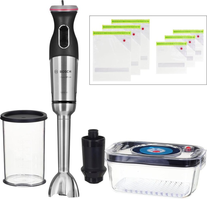 Actual product image Bosch Hausgeräte Hand blender, MaxoMixx, 1000 W, stainless steel MS8CM61V1