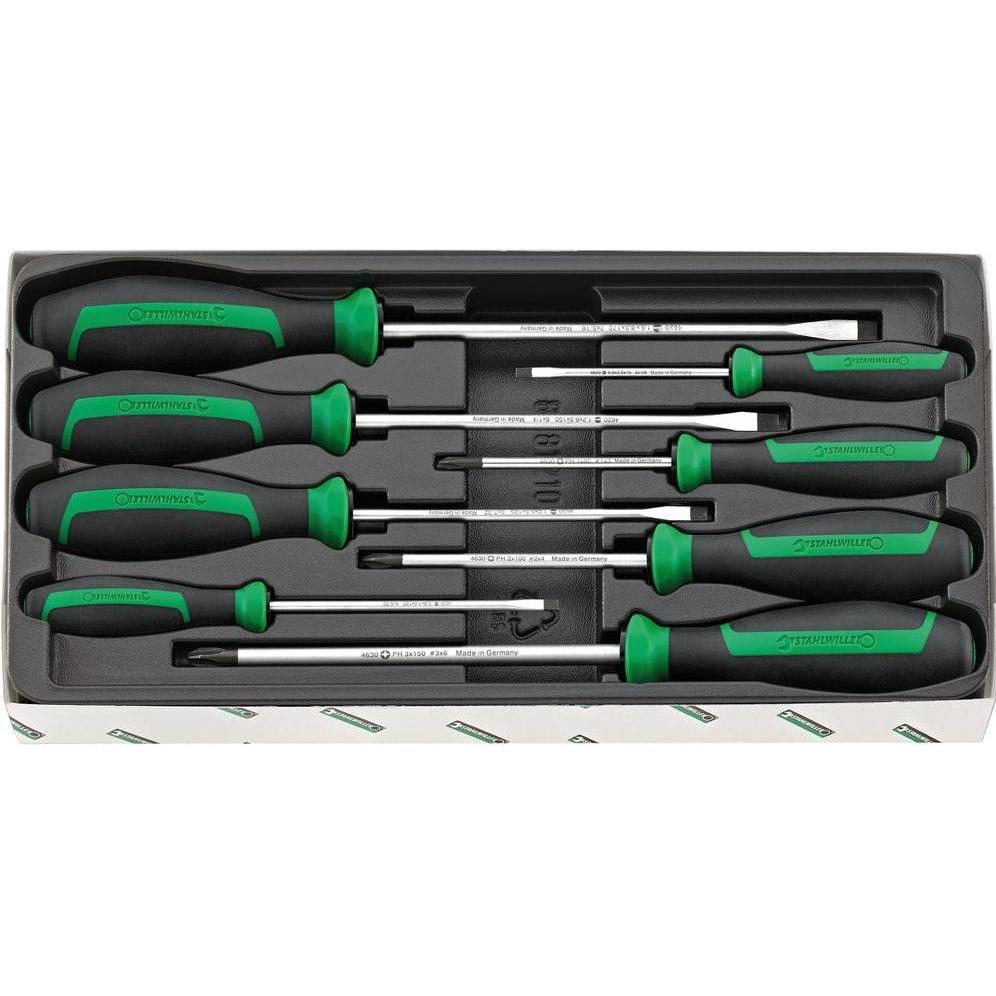 Stahlwille, Schraubenzieher, 4692 SATZ DRALL-SCHRAUBENDREHER Schraubendreher-Set