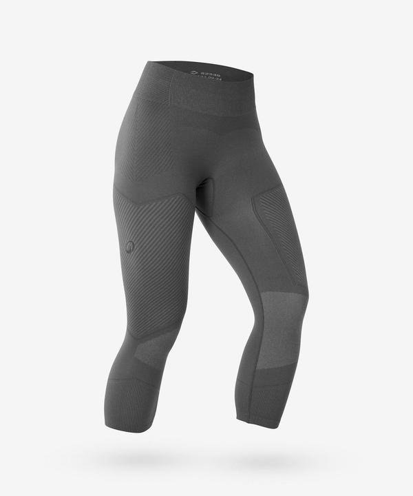 Produktbild Wedze Skiunterwäsche Funktionshose Damen warm dehnbar 3/4 Länge - BL 900 Tech grau (M)