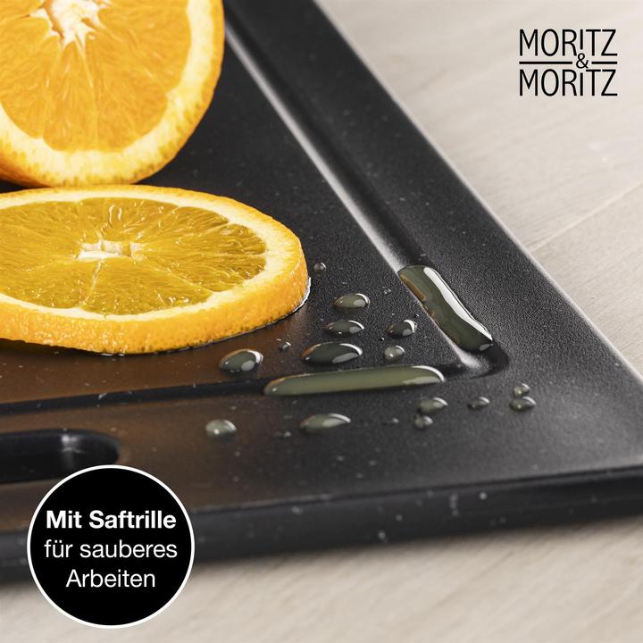 Image du produit Moritz & Moritz 4x planche en plastique aspect granit noir grande
