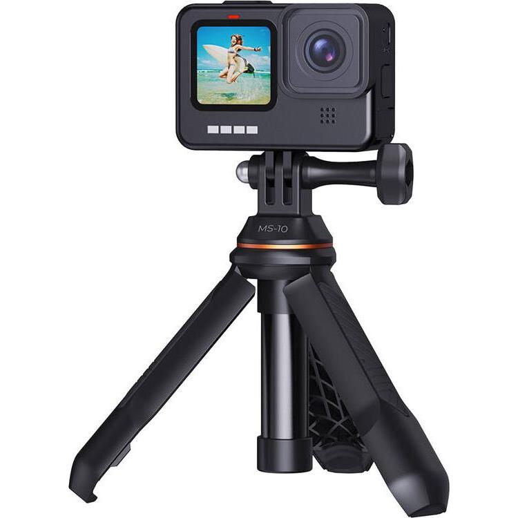 K&F Concept Tripod KF09.133V1, Selfie Stick, Schwarz, Orange