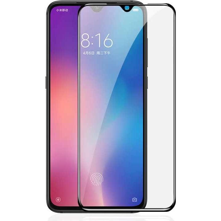 Mocolo 3D Full Screen Schutzglas (1 Stück, Xiaomi Mi 9), Smartphone Schutzfolie, Transparent
