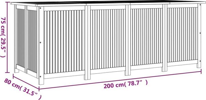 Produktbild vidaXL Gartenbox