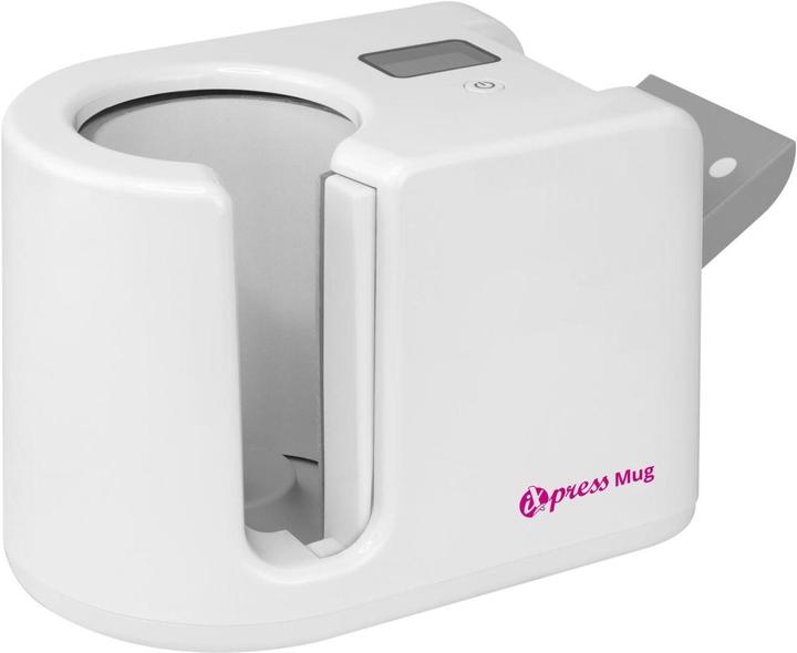 PlottiX PL0301011 iXpress mug press, metal, white, 27.5 x 21 x 20cm