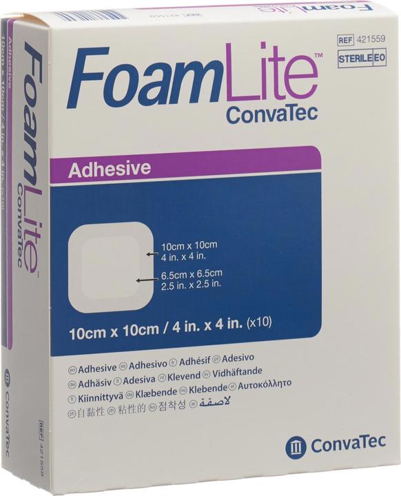 Produktbild ConvaTec SilikomSchaum 10 x 10cm (10 x)