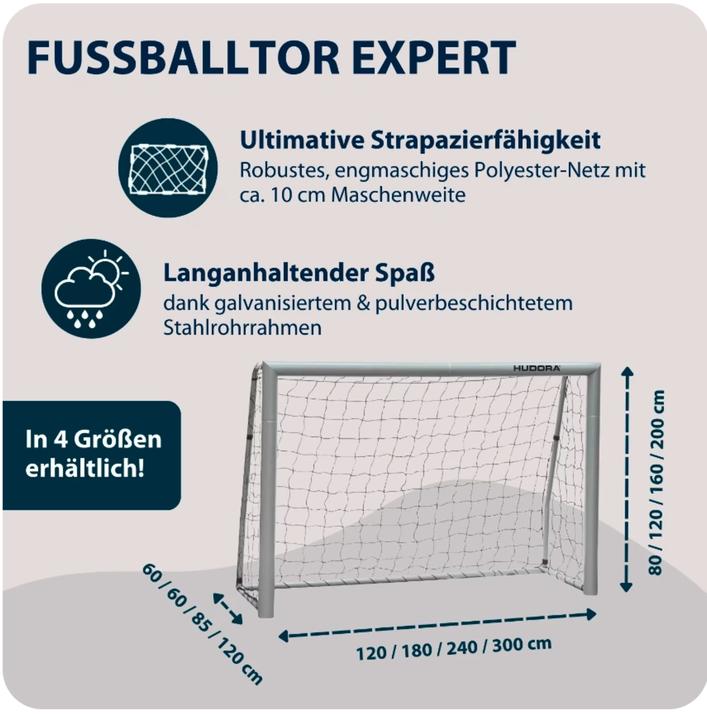 Produktbild Hudora Fussballtor Expert 180