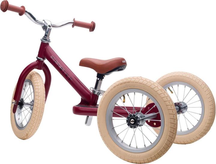 Produktbild Trybike Laufrad 2 in 1 vintage, red matt (12")