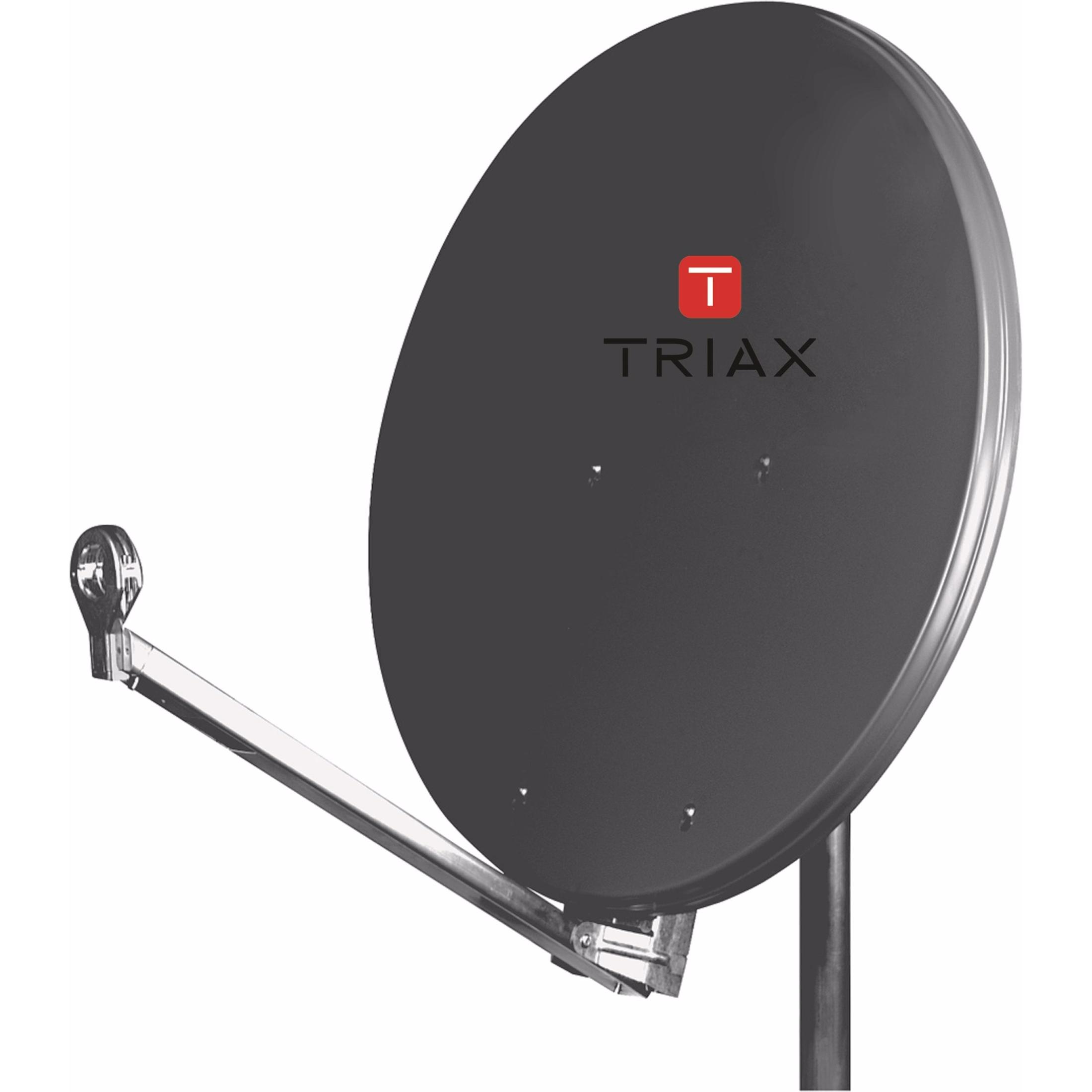 Triax Hit FESAT 75 sg (Parabolantenne, 38.20 dB), SAT Spiegel + SAT Antennen, Schwarz