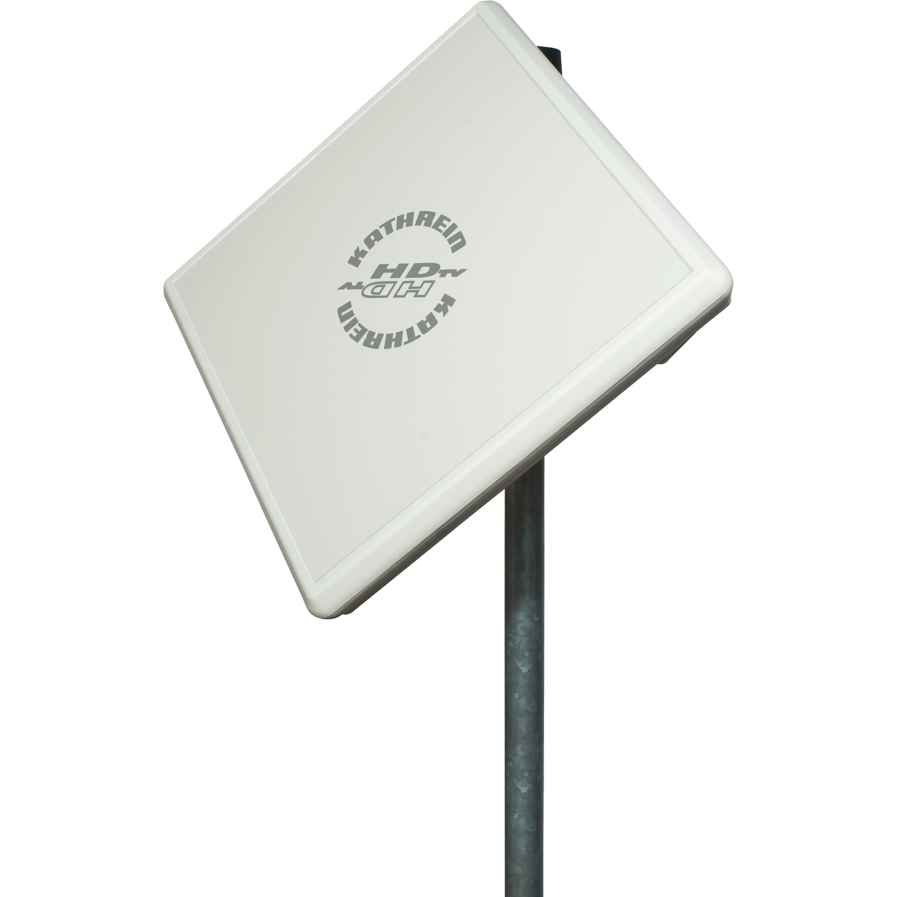 Kathrein BAS 65 (Flachantenne, 50 dB, DVB-S / -S2), SAT Spiegel + SAT Antennen, Weiss