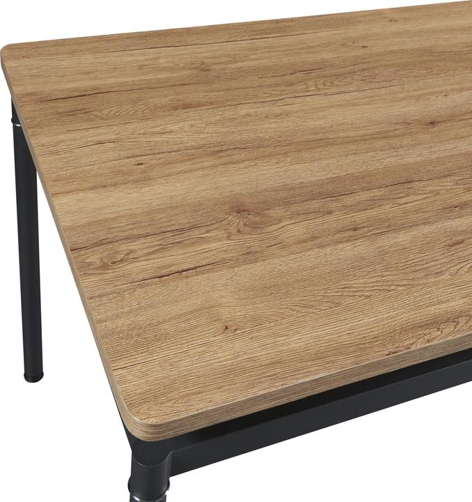 Immagine prodotto En.Casa Tavolo da pranzo Hemnes per 6 persone 140x80 cm effetto rovere (140 x 80 x 75 cm)