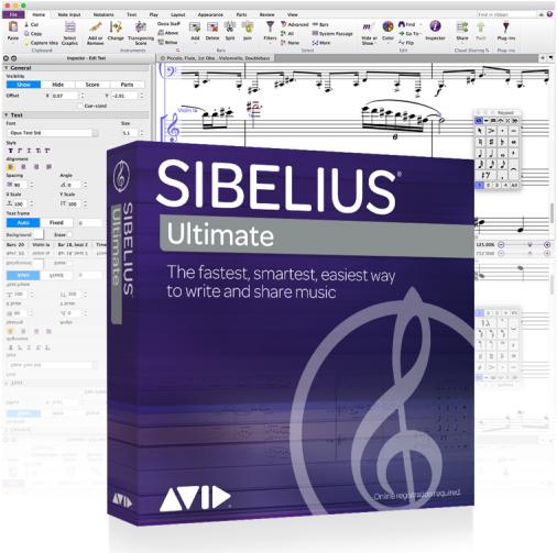 Actual product image Avid Sibelius Ultimate Perpetual License with PhotoScore & NotateMe Ultimate (Download) (unlimited)