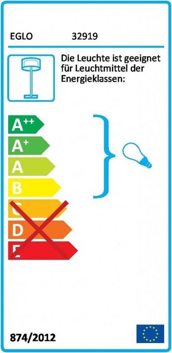 Label énergétique EGLO Townshend (E27)