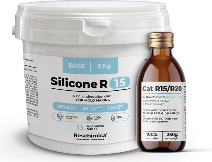 Image du produit Reschimica 5 kg de caoutchouc de silicone