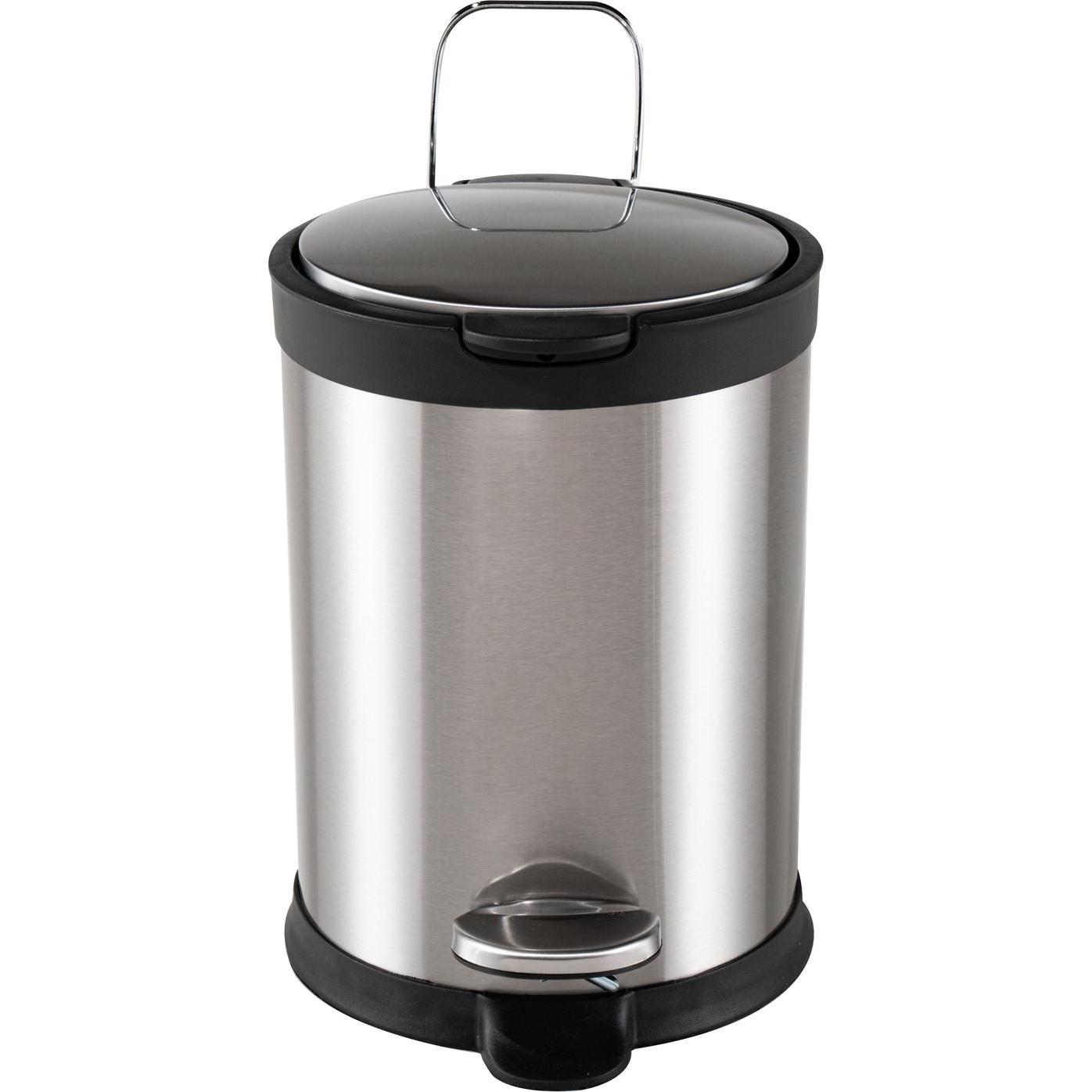 HTI-Living Treteimer Edelstahl Jannik 3 Liter, Abfalleimer, Silber