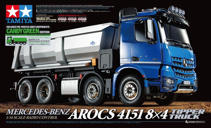 Image du produit Tamiya Mercedes Benz Arocs 4151 Tipper Truck 8x4 (Kit)