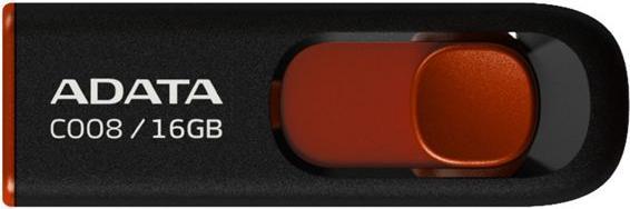 Immagine prodotto Adata Chiavetta USB 2.0 Stick C008 Nero/Rosso 16GB (16 GB, USB-A)