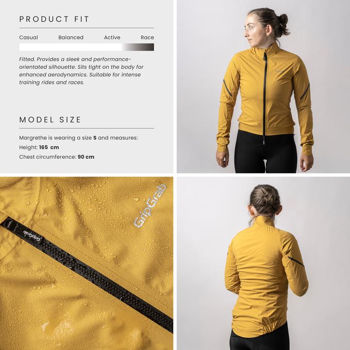 Actual product image GripGrab W's PACR Waterproof Lightweight Jacket (S)