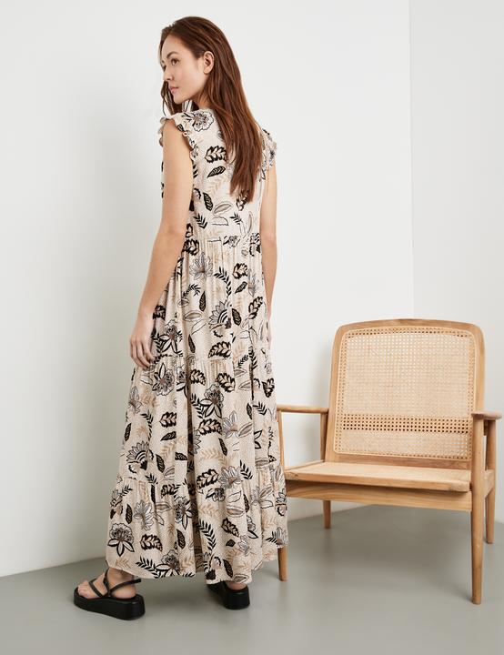 Produktbild Taifun Kleid Langarm kurz Langes Sommerkleid mit Blumen-Dessin (38)