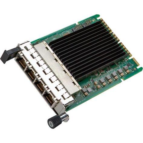 Intel ETHERNET OCP3.0 E610-XT4 (Ethernet, PCI Express Mini Card), Netzwerkkarte, Grün, Schwarz, Silb