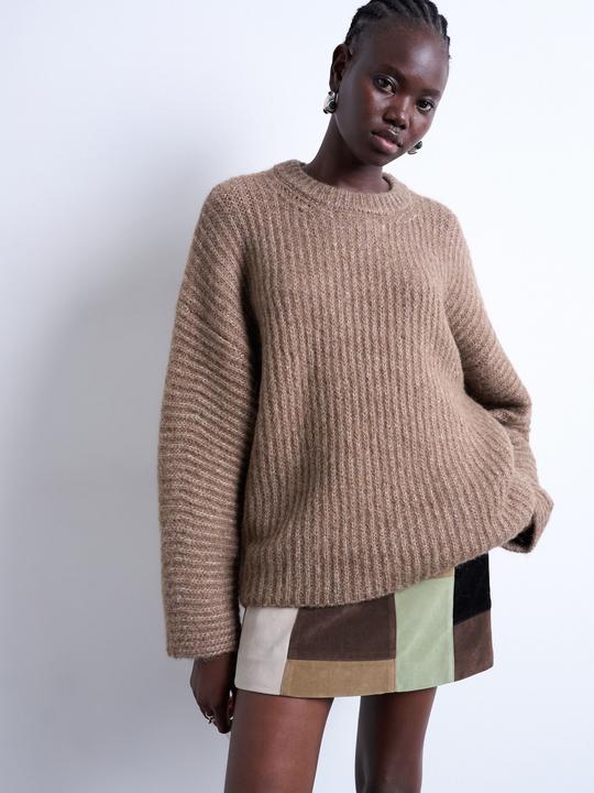 Immagine prodotto Spokey Normal geschnitten Rundhalsausschnitt Pullover Strickpullover (XS)