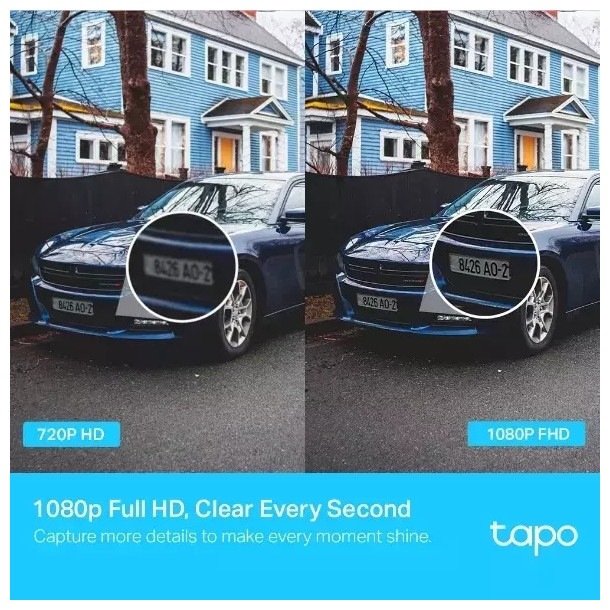 Actual product image TP-Link Tapo C510W 3MP 360° outdoor camera MicroSD (2304 x 1296 Pixels)