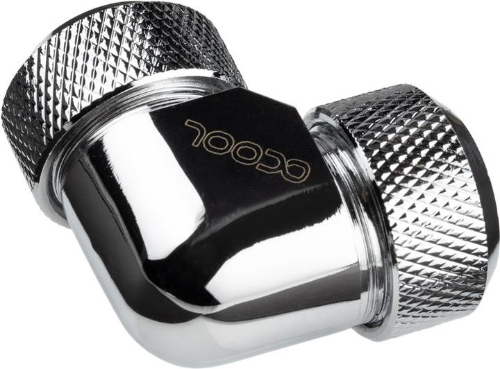 Image du produit Alphacool Pivot de glace 13mm HardTube embout à visser 90° Raccord en L tubes acryliques - laiton - chrome