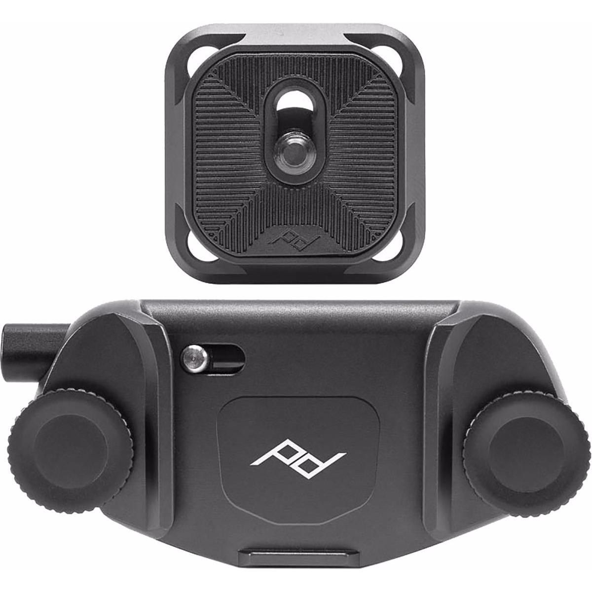 Peak Design Capture Clip V3 con piastra intercambiabile ARCA, Cinghia per fotocamera