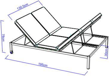 Actual product image Giardimo Davao (195 cm)