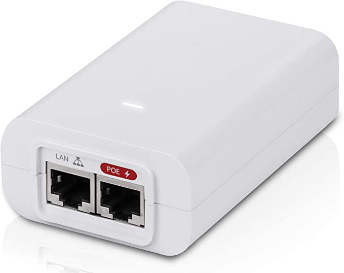 Actual product image Ubiquiti Networks PoE-48-24W-WH - Power Injector (Passive 24V PoE-in, 24 W)