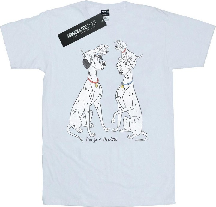 Immagine prodotto 101 Dalmatians Pongo And Perdita Maglietta Uomo (M)