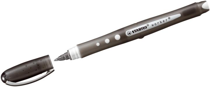 Actual product image STABILO Rollerball - worker+ colorful - medium - pack of 10 - black (Black, 10 x)