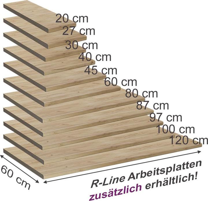 Actual product image Vicco Küchenarbeitsplatte R-Line
