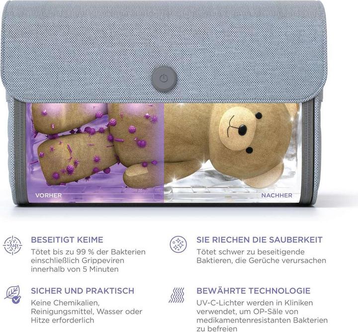 Immagine prodotto Munchkin Sacchetti sterilizzatori UV per le camere dei bambini e i giocattoli