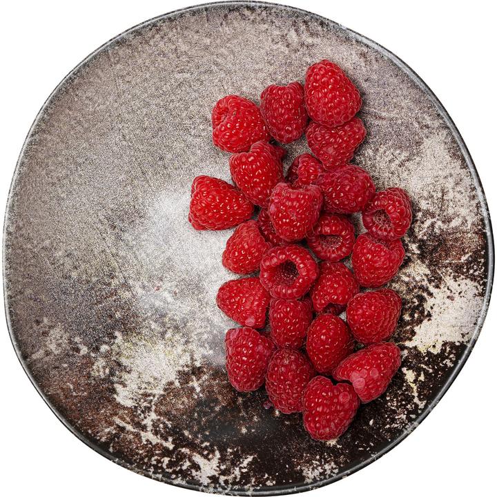 Actual product image Kare Design Plate Deep Savannah grey round 20