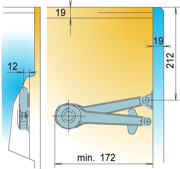 Actual product image Peka Metall Airbrake support