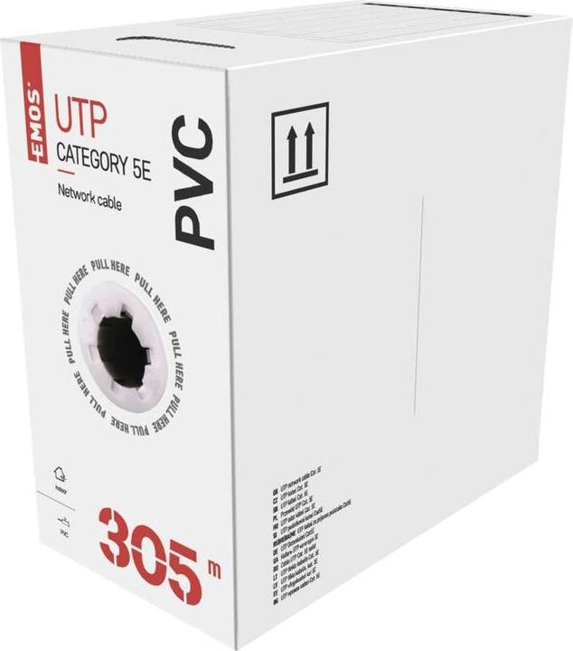 Produktbild Emos Datenkabel UTP CAT 5E PVC Basic, 305m (UTP, CAT5e, 305 m)