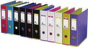 Produktbild Elba Ordner myColour, Rückenbreite: 80 mm, schwarz-pink DIN A4, Einband aussen (A4, 80 mm, 1 Stück)