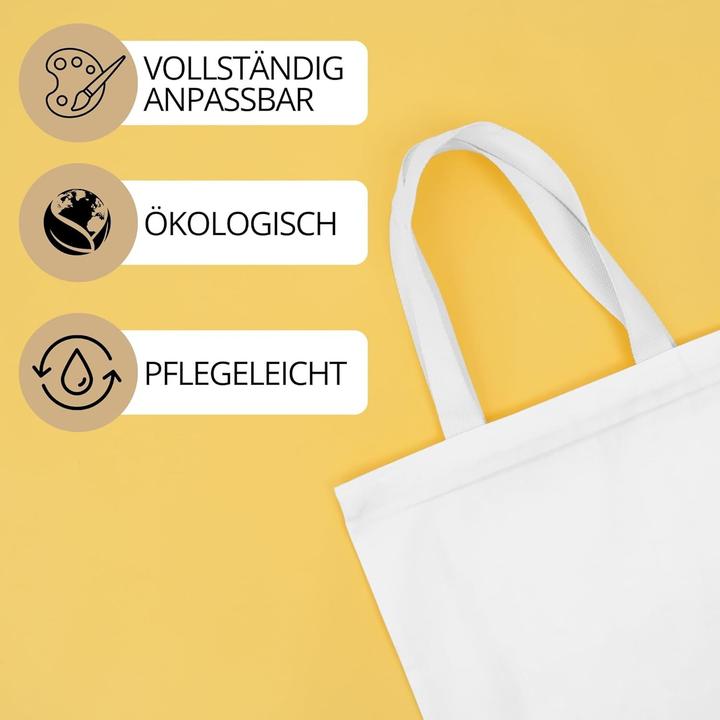 Produktbild Urban 5884 Herbruikbare Baumwolltas mit langen Griffen, personalisierbar und umweltfreundlich