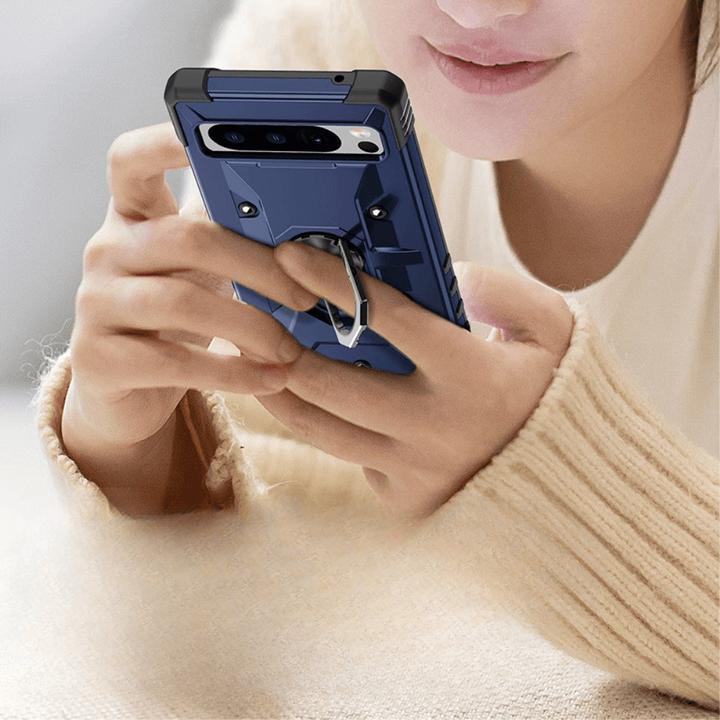 Produktbild Cover-Discount Google Pixel 8 - Armor Case mit Kickstand blau (Google Pixel 8)