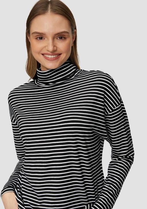 Produktbild S.Oliver T-Shirt Gestreiftes Langarmshirt im Relaxed Fit (36)