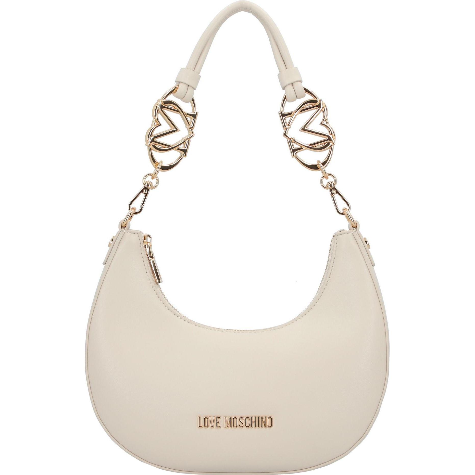 Love Moschino Beige Borsetta, Borsa A Tracolla Gioiello 26,5 Cm,
