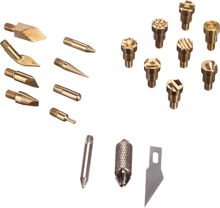Immagine prodotto Toolcraft Set di ferri da stiro per il marchio 24 pezzi